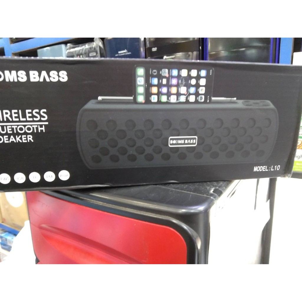 Booms Bass L 10 Wireless Bluetooth Speaker
