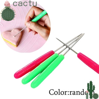 Cactu เข็มแกะสลักไอซิ่ง สําหรับตกแต่งเค้ก ฟองดองท์ 1 3 ชิ้น
