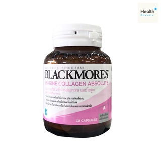 Blackmores Marine Collagen Absolute แบลคมอร์ส มารีน คอลลาเจน แอปโซลูท ขนาด 30 เม็ด