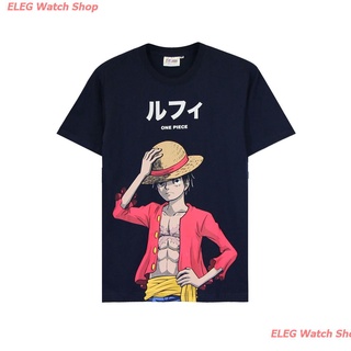 เสื้อยืดยอดนิยม Power 7 Shop เสื้อยืดการ์ตูน ลาย วันพีช ลิขสิทธ์แท้ One Piece T-shirts (OP-033) Mens Womens T-shirts