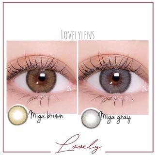 Lovely lens ( miga ) 14.0 ขนาดมินิ พร้อมส่ง สีเทา สีน้ำตาล