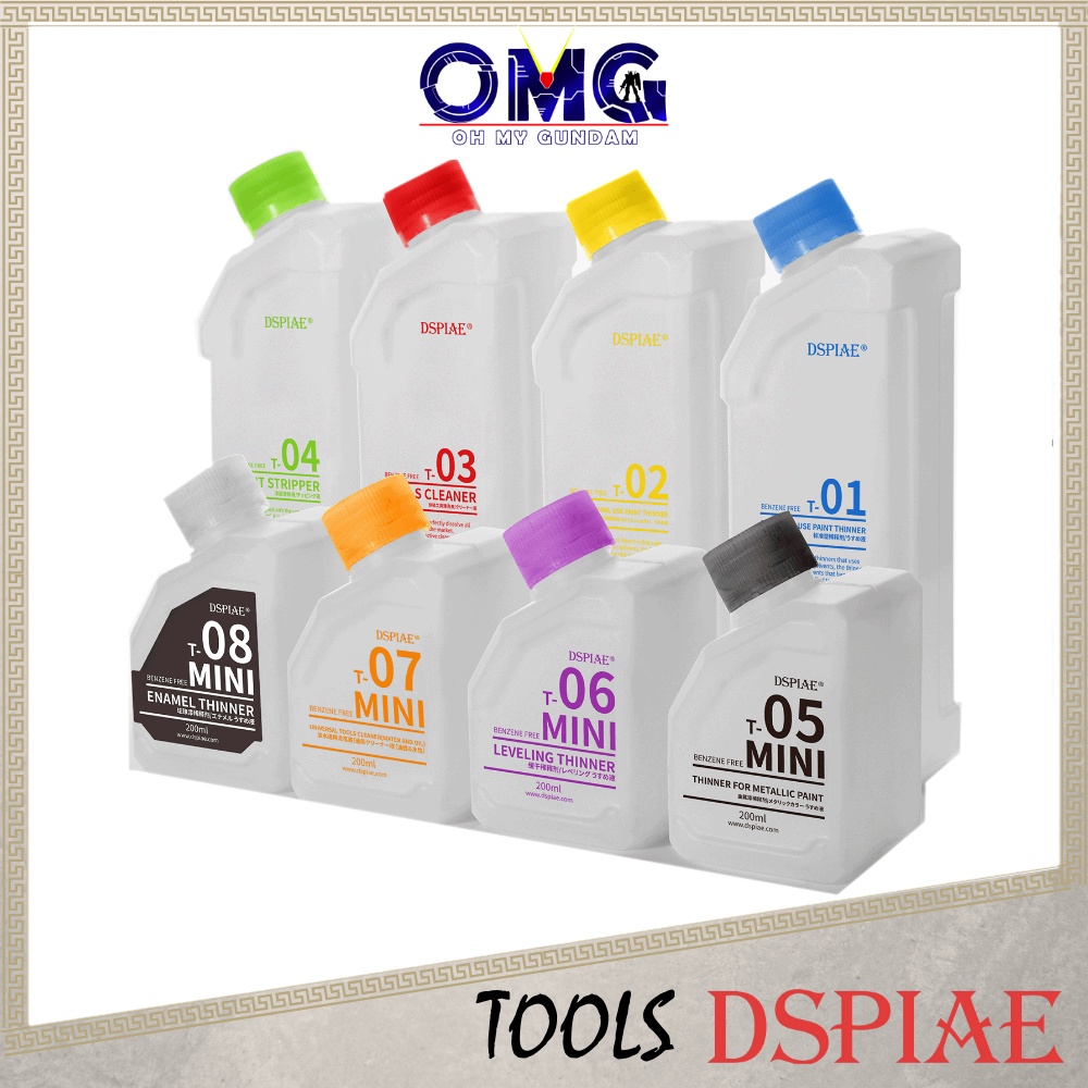Paint Dspiae Thinner Series T-01 - T-08 Standard Professional Thinner Tools Cleaner Paint Stripper E