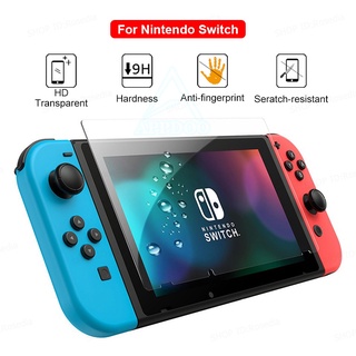 Nintendo Switch V1 V2 OLED 9H ฟิล์มกันรอยหน้าจอ HD ใสพิเศษ ฟองฟรีกระจกนิรภัย