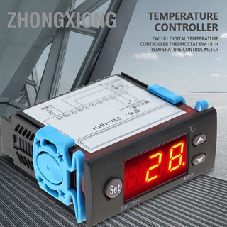 Zhongxiong Ew-181H เทอร์โมมิเตอร์ดิจิตอลควบคุมอุณหภูมิ