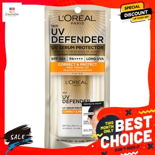 ลอรีอัลยูวีดีเฟนคอร์เร็คท์โพรเท็คท์50มลผลิตภัณฑ์ดูแลผิวหน้าLOREAL UV DEFENDER CORRECT PROTECT 50ML