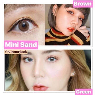 💔Mini Sand Brown,Green💔สายตาปกติ(0.00),-0.50(kitty kawaii)