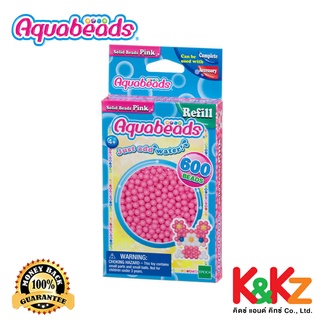 Aquabeads Pink Solid Bead Pack (ชุดรีฟิล)/ ลูกปัดสเปรย์น้ำ อควาบีท เม็ดบีดสีชมพู แพคเติม