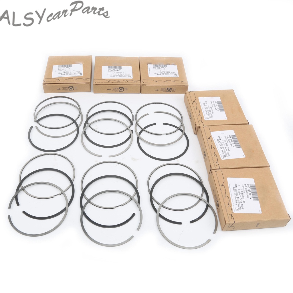 New 06E198151Q Engine Pistons Rings Set 84.5mm For AUDI A4 A5 S4 S5 A5 Quattro Q5 Q7 SQ5 VW Touareg 