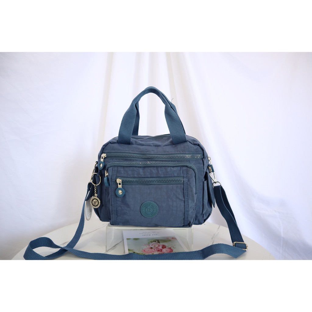 กระเป๋า Monkey Gold กระเป๋าผ้า สะพายข้าง ถือได้ หลายช่อง 10นิ้ว (MG927)