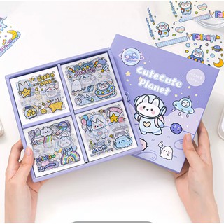 🌻HIKY DISING🌻  สติ๊กเกอร์ 🧡 Sticker ชุด PVC น่ารักกันน้ำ ตกแ…