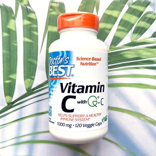 50% Sale!!! โปรดอ่าน EXP: 07/2023 วิตามินซี คิว-ซี Vitamin C with Q-C 1000 mg 120 Veggie Caps (Doctors Best®)