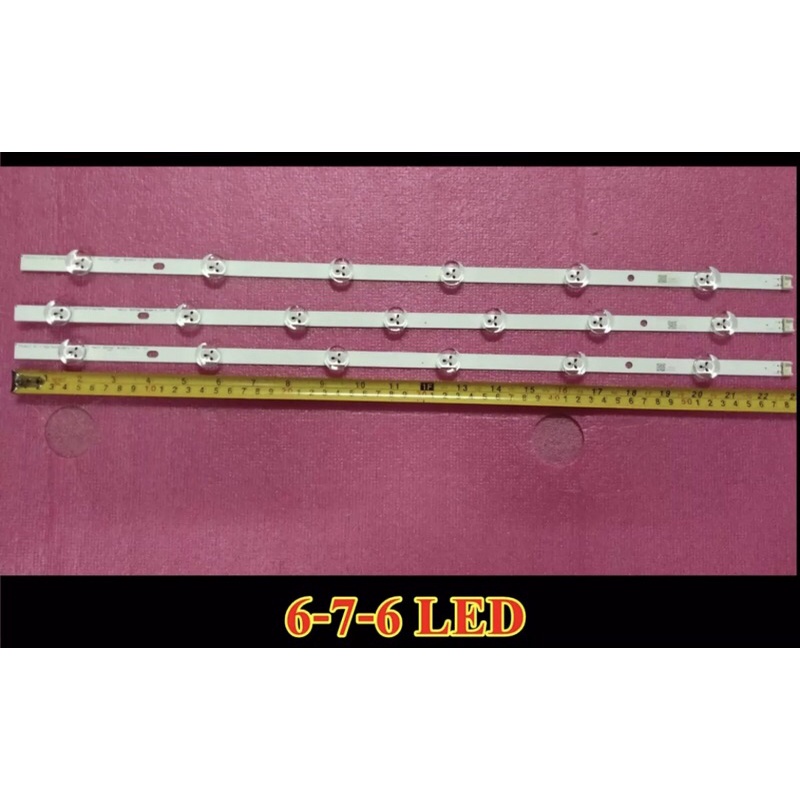 ชุดหลอดLED 32” (6-7-6)A2หลอด LED LG แอลจี 32ln5120 32ln4900 32lb530  (6-7-6)