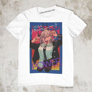 เสื้อยืด// Anime Shirt Chainsaw Man - Power Awesome Anime Shirt