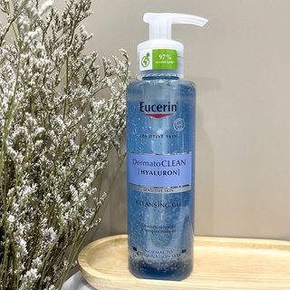 Eucerin UltraSENSITIVE [HYALURON] Cleansing Gel 200ml เจลล้างหน้า เหมาะสำหรับผิวบอบบางแพ้ง่าย