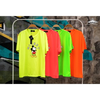 เสื้อยืด ลายมิกกี้เมาส์Mickey เรืองแสง สะท้อนแสง