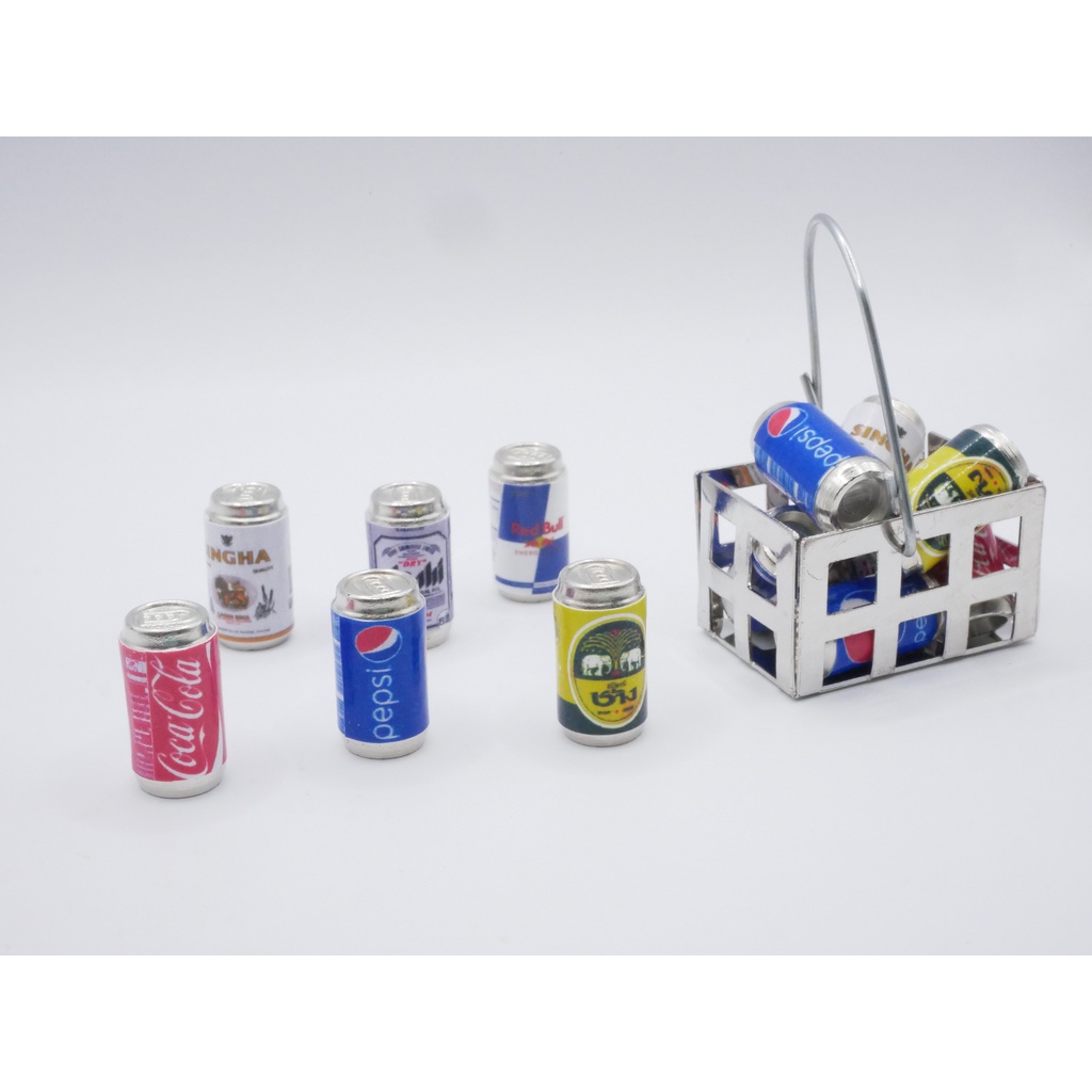 กระป๋องน้ำอัดลมจิ๋ว กระป๋องน้ำดื่ม (ราคา/ชิ้น) กระป๋องน้ำอัดลม กระป๋อง กระป๋องจิ๋ว Coke Pepsi กระป๋องน้ำดื่มจิ๋ว ของจิ๋ว - รูปที่ 4