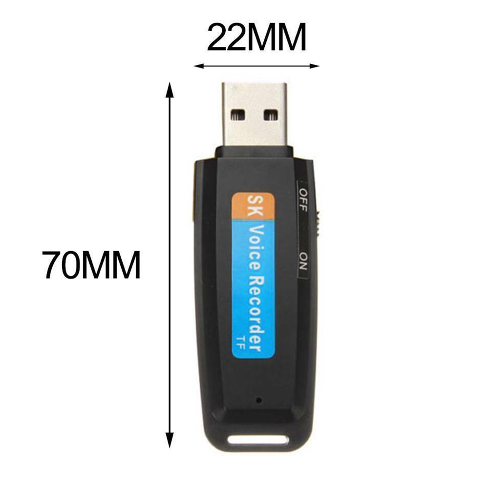 USB Mini Flash Drive Audio WAV Support TF Card Professional Voice ...