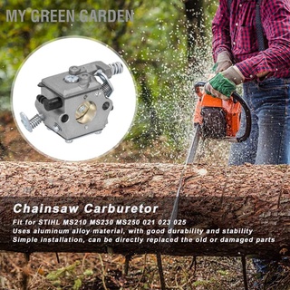 My Green Garden Carburetor Aluminum Alloy Carb Fit for STIHL MS210 MS230 MS250 021 023 025 Chainsaw