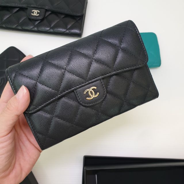 Chanel Trifold medium wallet new hl29