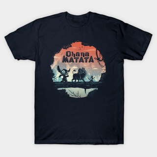 เสื้อยืดผู้ชาย Gildan เสื้อท็อป Ohana Matata สําหรับผู้ชาย และผู้หญิง S-5XL