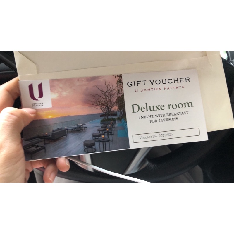 gift voucher  u jomtien pattaya 1 คืน ถูกกว่าAgoda