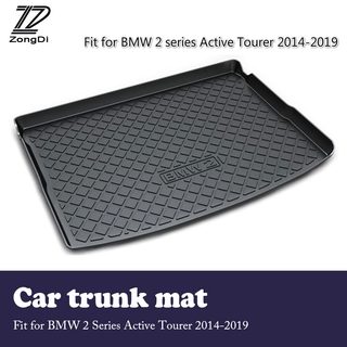 แผ่นปิดท้ายรถ BMW 2 Series Active Tourer F45 （ 2014-2019 ） ถาดเก็บสัมภาระ   Car Cargo Rear Trunk Mat  Waterproof carpet Styling