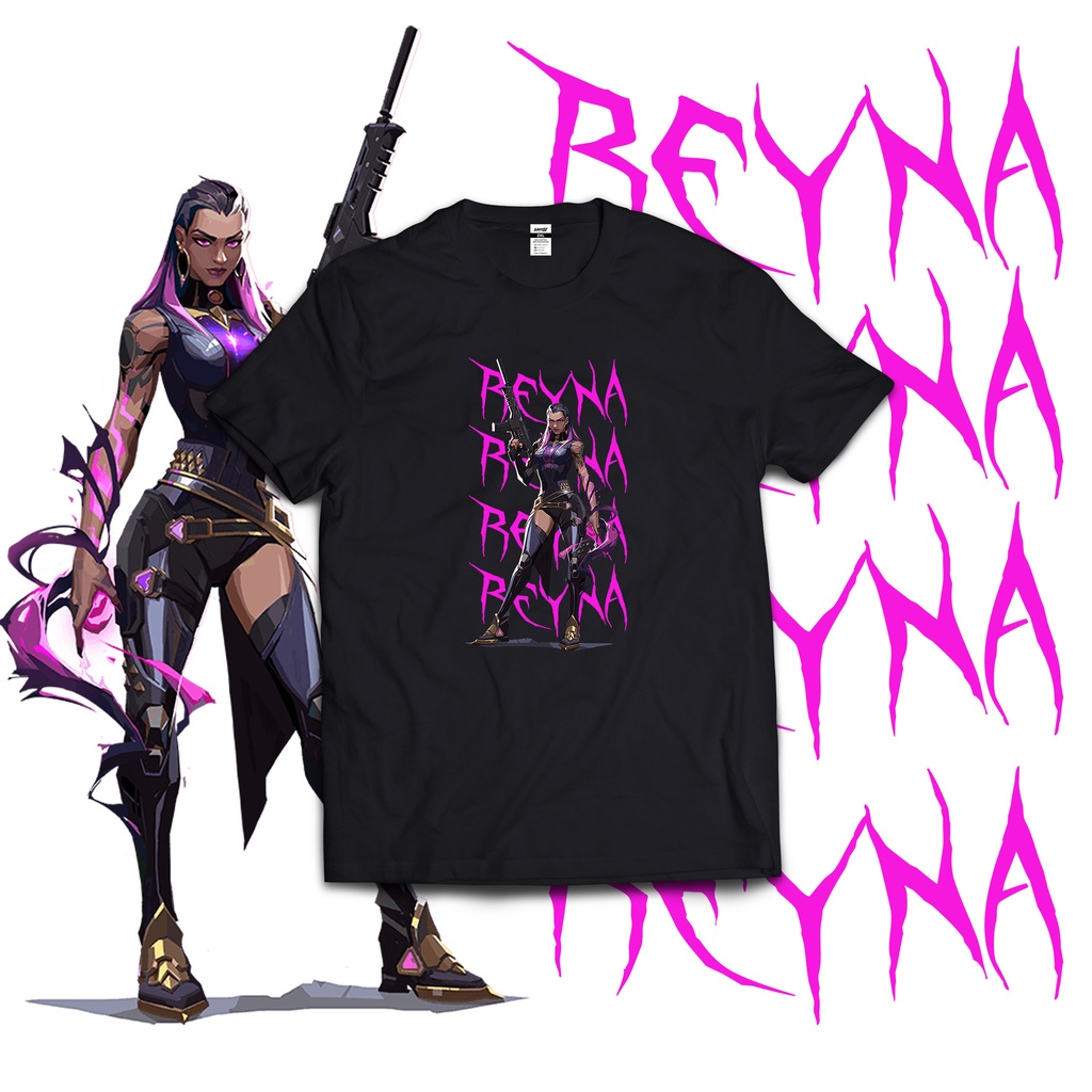 HOT เสื้อยืดพิมพ์ลาย VALORANT REYNA ไม่ซ้ําใคร สวยในราคาถูก