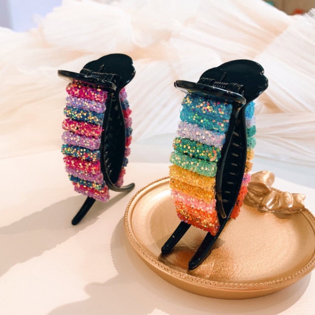 กิ๊บหนีบผม สีรุ้ง กิ๊บติดผม  ที่หนีบผม แฟชั่น งานดีพรีเมี่ยม - รูปที่ 6