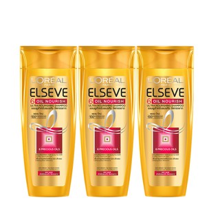 พร้อมส่ง 🚚 LOREAL ELSEVE ลอรีอัล เอลแซฟ 6 ออยล์ นอริช อัลตร้านอริช แชมพู ขนาด 130ml ยกแพ็ค 3ขวด สำหรับผมแห้ง จัดทรงง่าย