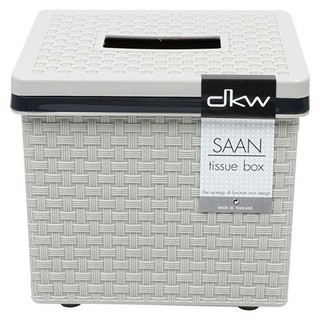 กล่องทิชชู่ POP UP DKW SAAN สีเทา อุปกรณ์จัดเก็บในครัว พร้อมส่ง