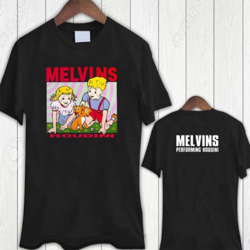 เสื้อยืด 2 ด้าน Melvins Houdini Metal Rock Band