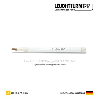 Leuchtturm1917 Drehgriffel Nr.1 "White" Ballpoint Pen - ปากกาลูกลื่นแบบบิด สีขาว