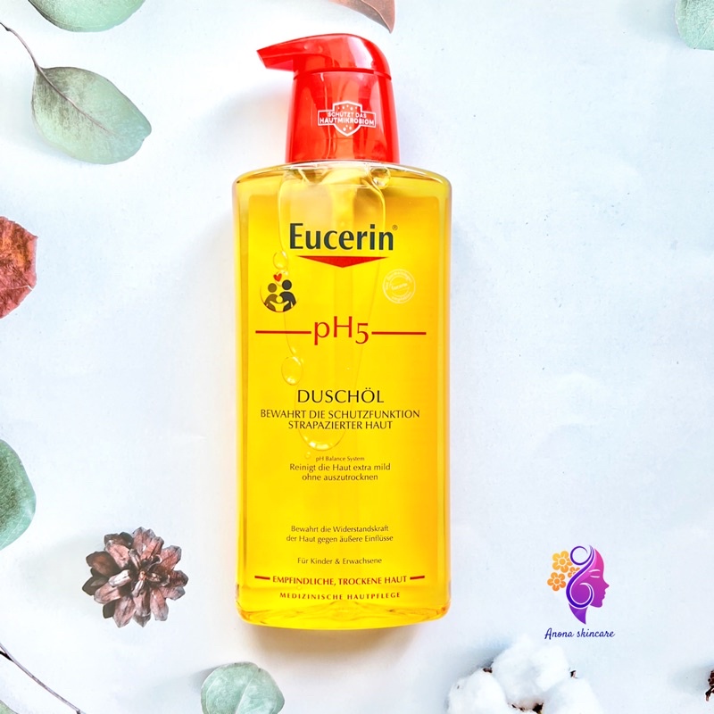 Eucerin pH5 Shower Oil Body Wash (400ml) ออยอาบน้ำ Shopee Thailand