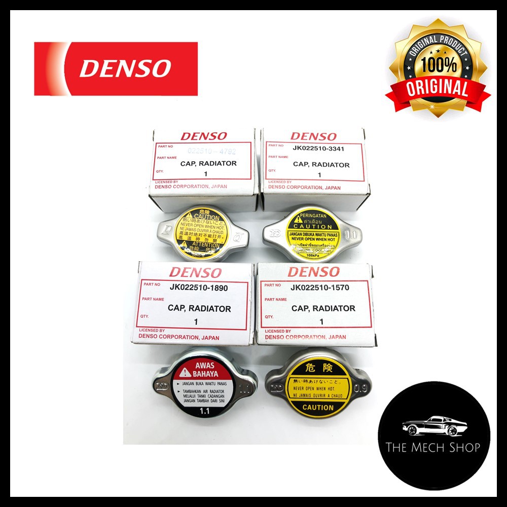 ฝาปิดหม้อน้ํา Denso R124 R125 88kpa 0.9 R126 R148 108kpa 1.1