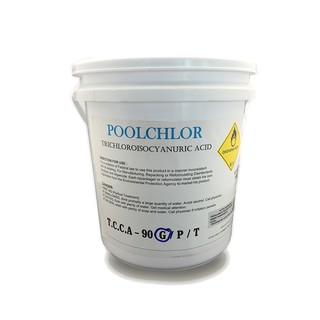 คลอรีนผงเม็ด 20 กก TCCA 90% สระว่ายน้ำ Chlorine Granular Powder 20 kg TCCA 90% for Swimming Pools