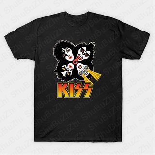 [COD]พร้อมส่ง เสื้อยืด ผ้าฝ้าย พิมพ์ลาย Kiss Hiss Cat Parody หลากสี สําหรับผู้ชายS-5XL