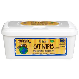 Earthbath Cat Wipes แผ่นผ้าเปียกทำความสะอาดจากอเมริกา