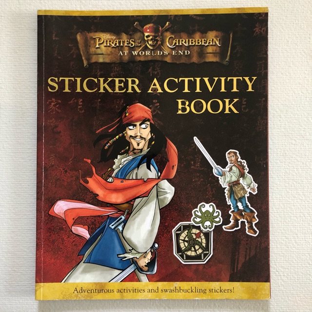 หนังสือกิจกรรม Sticker & Activity Fun ••• PIRATES OF THE CARIBBEAN •••
