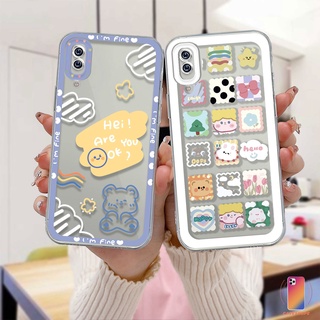 เคสใสน่ารัก VIVO Y20 Y15S Y91C Y21 2021 Y21A Y21T Y12S Y12 Y30 Y21S Y20S Y12i V21 V23E Y75 T1 Y55 Y75 Y16  Y91 Y30i Y93 Y95 Y15 Y17 Y50 Y53S Y51 2020 Y51A Y33T Y10 Y33S Y1S Y11 Y31  เคสโทรศัพท์มือถือแบบนิ่ม