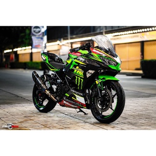 สติ๊กเกอร์แต่งลายรถ Kawasaki Ninja 400 ลาย 400RR