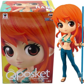 Banpresto Qposket One Piece Nami &amp; Boa Hancock Special Color ver. - Nami [Model Figure งานแท้]4983164356571