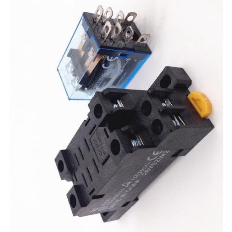 ￼LY2N-J รีเลย์ ทนกระแส 10A มี 12VDC 24VDC 24VAC 110VAC