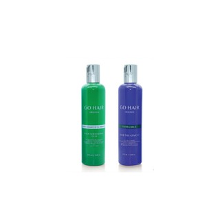 โฉมใหม่ Go Hair โกแฮร์ ซิลกี้ สาหร่าย 250มล. (ขวดเขียว) silky seaweeds อาหารผม สำหรับผมแห้งเสีย มี 2 สูตร