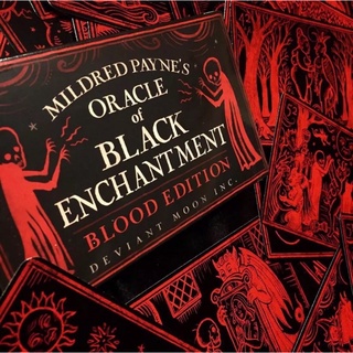[Pre-Order] ไพ่หายาก* Mildred Paynes Oracle of Black Enchantment BLOOD EDITION