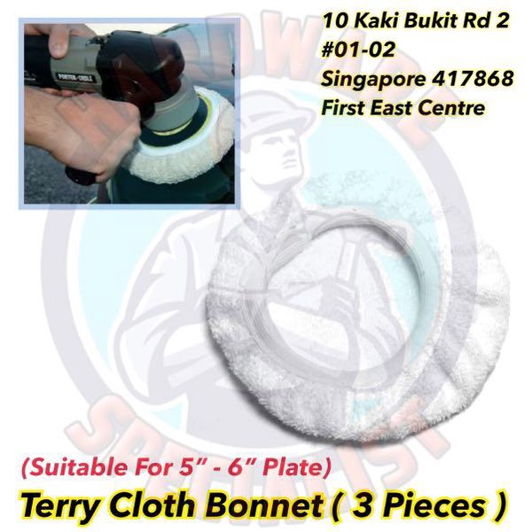 Car Polishing Terry Cloth Bonnet Kit (สําหรับเครื่องขัด KP600)