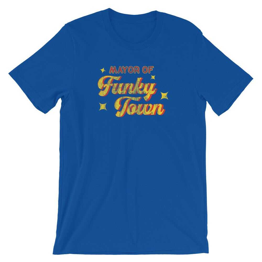 Mayor Of Funky Town 1970S Disco Funk 70S Retro Funk Tshirt