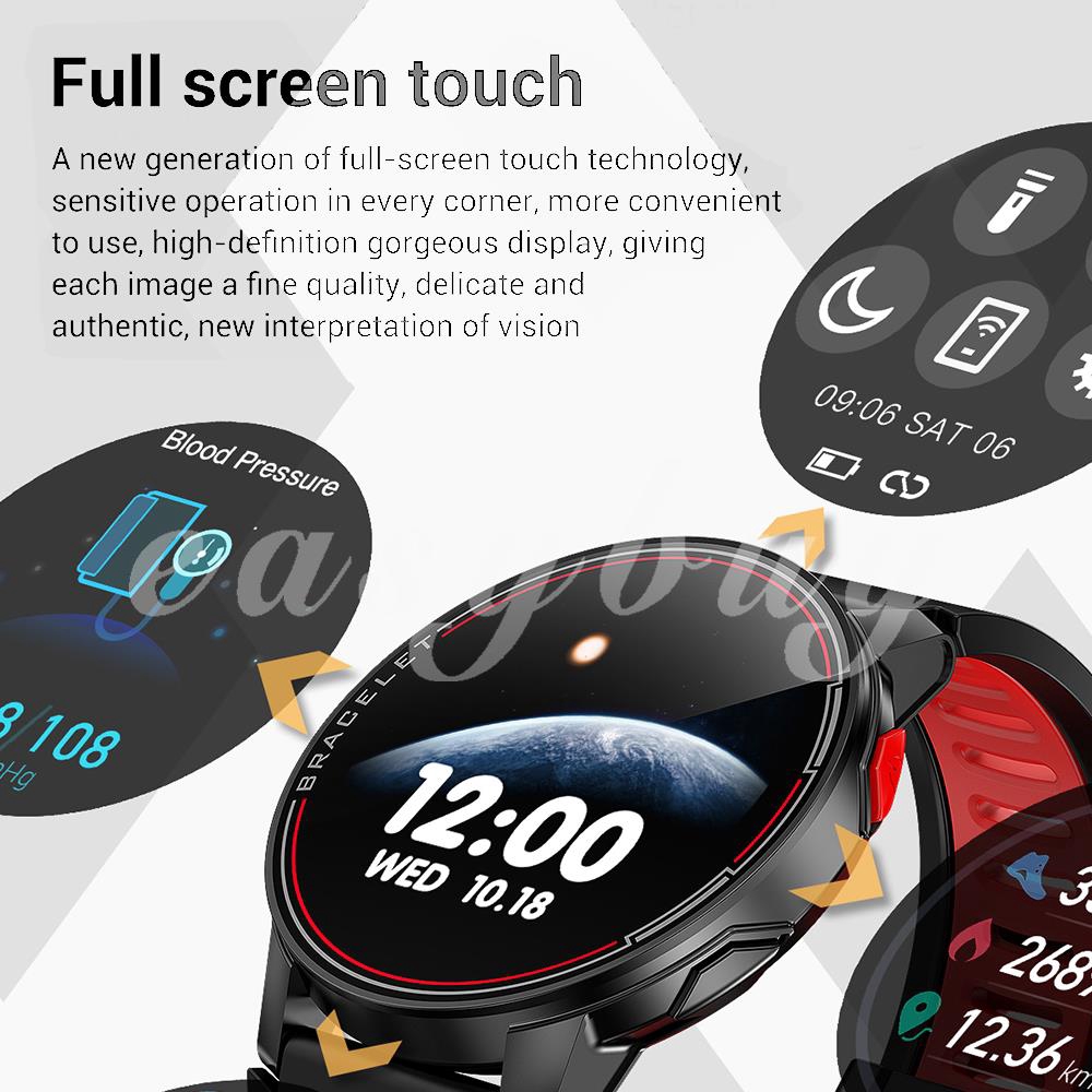 【Spot】[TODEX Smart Watch L6 47mm Full screen touch IP68 waterproof