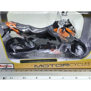 โมเดลมอเตอร์ไซค์ Maisto 1:12 ยาวประมาณ 17cm -  KTM 690 Duke