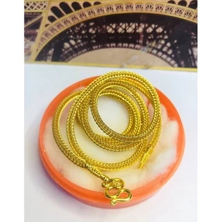 C01สร้อยคอสี่เสาโปร่งเบาหนัก1บาท ยาว20นิ้วและ24นิ้ว งานเกรดพรีเมี่ยมเหมือนจริง