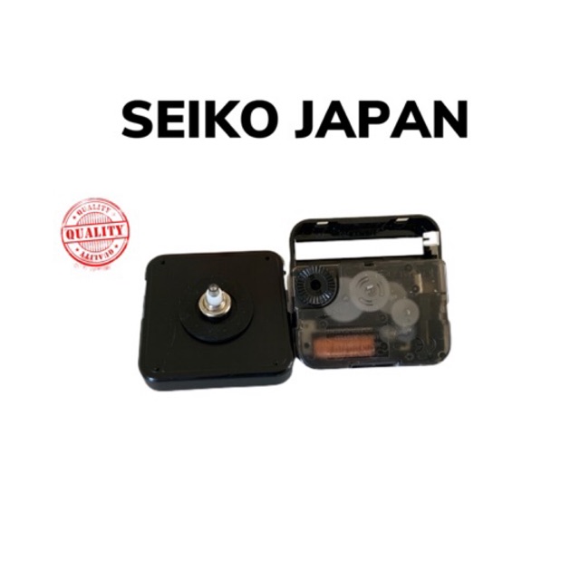 เครื่องนาฬิกาแขวนผนัง SEIKO JAPAN(SKP) ไซโก้ เดินเรียบ แบบมีเกลียวล๊อค แกนยาว 13 มิล
